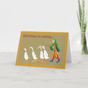Cartes Pour Fêtes Annuelles Gardeuse de canards - Personnalisé
