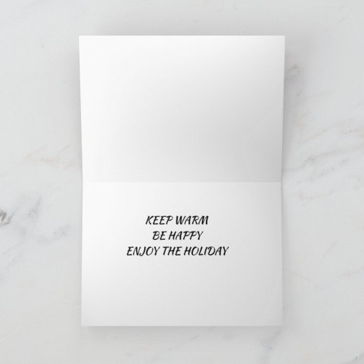 CARTES POUR FÊTES ANNUELLES GARDEZ "CHALEUREUX" CETTE SAISON DE VACANCES (Intérieur)