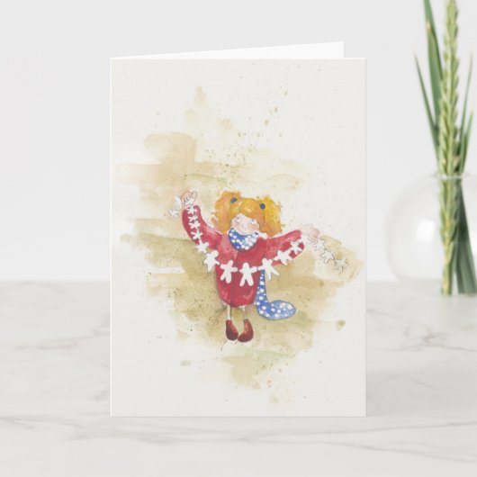 Cartes Pour Fêtes Annuelles Garland (Devant)