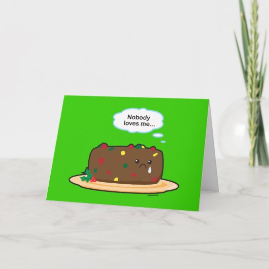 Cartes Pour Fêtes Annuelles Gâteau aux fruits (Devant)