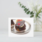 Cartes Pour Fêtes Annuelles gâteaux au chocolat de Noël (Debout devant)