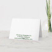 Cartes Pour Fêtes Annuelles Gelée de chocolat (Dos)