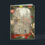Cartes Pour Fêtes Annuelles Gelukkige Kerst - Anton Pieck<br><div class="desc">Une ville néerlandaise en Hollande - Je possède tous les designs Anton Pieck que j'ai collectés au fil des ans,  et certains que j'ai hérité et aujourd'hui j'ai incorporé ces modèles avec mes propres graphiques. Profite.</div>