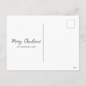 Cartes Pour Fêtes Annuelles Géométrie Arbre de Noël - Voeux de famille (Dos)