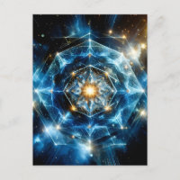 Géométrie cosmique mandala étoile univers abstrait