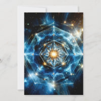 Géométrie cosmique mandala étoile univers abstrait