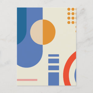 Cartes Pour Fêtes Annuelles géométrique minimaliste