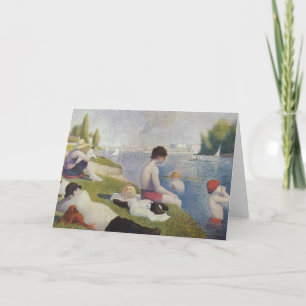 Cartes Pour Fêtes Annuelles Georges Seurat - Baignades aux Asnières