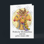 Cartes Pour Fêtes Annuelles German Christmas Card<br><div class="desc">Le Joyeux Noël de German Christmas</div>