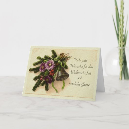 Cartes Pour Fêtes Annuelles German Christmas, Noël (Devant)