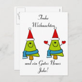 Cartes Pour Fêtes Annuelles German Greetings (Devant / Derrière)