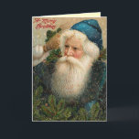 Cartes Pour Fêtes Annuelles German Santa Vintage Christmas Card<br><div class="desc">Vintage Christmas card! Victorian Santa Christmas Cards. Christmas Greetings for the people you love. Easy to customize! Christmas Cards. Money Holders.</div>