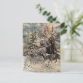 Cartes Pour Fêtes Annuelles German Wirehaired Pointer (Debout devant)