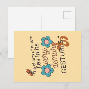 Cartes Pour Fêtes Annuelles Gestes Très Délicats / Délicat ; Papillon, Fleurs