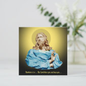 Cartes Pour Fêtes Annuelles Gian Lorenzo Bernini Bust of Christ 1679 (Debout devant)