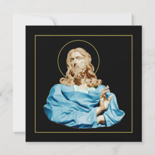 Cartes Pour Fêtes Annuelles Gian Lorenzo Bernini Bust of Christ 1679