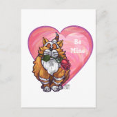 Cartes Pour Fêtes Annuelles Ginger Cat Saint-Valentin (Devant)