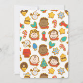 Cartes Pour Fêtes Annuelles Gingerbread aux arachides de Noël (Dos)