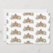 Cartes Pour Fêtes Annuelles Gingerbread Cookies Noël (Dos)