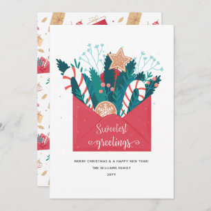 Cartes Pour Fêtes Annuelles Gingerbread Cookies Noël