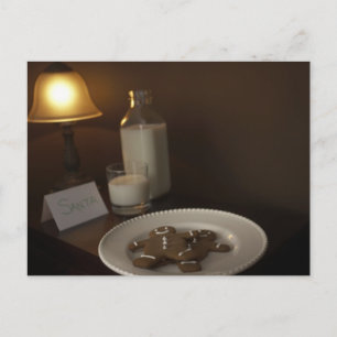 Cartes Pour Fêtes Annuelles Gingerbread Cookies Santa Claus