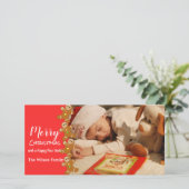 Cartes Pour Fêtes Annuelles Gingerbread Hommes Salutations photo (Debout devant)