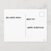 Cartes Pour Fêtes Annuelles Gingerpain maison pschedelic noël (Dos)