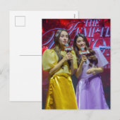 Cartes Pour Fêtes Annuelles GinJay Ginny and Jayna (Devant / Derrière)