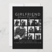 Cartes Pour Fêtes Annuelles Girlfriend Together Forever Photo Collage (Devant)