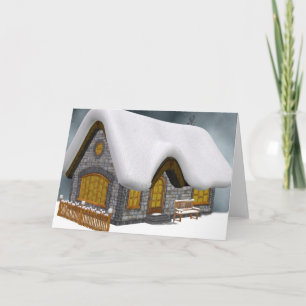 Cartes Pour Fêtes Annuelles gîte enneigé