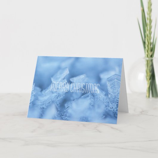 Cartes Pour Fêtes Annuelles Glace d'hiver (Devant)