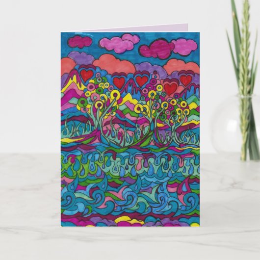 Cartes Pour Fêtes Annuelles Glad We're Together Dreamscape 1 Card (Devant)