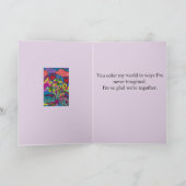 Cartes Pour Fêtes Annuelles Glad We're Together Dreamscape 1 Card (Intérieur)