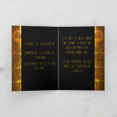 Cartes Pour Fêtes Annuelles Glam Celebration Lux Party Steampunk Champagne (Intérieur)