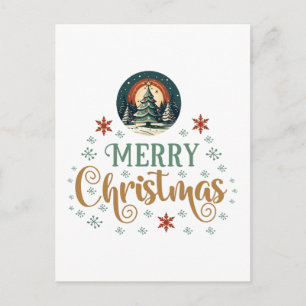 Cartes Pour Fêtes Annuelles Globe de Noël des neiges