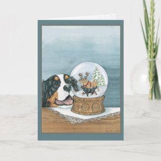 Cartes Pour Fêtes Annuelles Globe des neiges