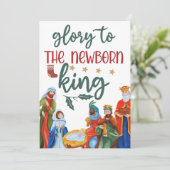 Cartes Pour Fêtes Annuelles Gloire au roi (Debout devant)