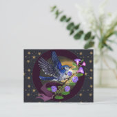 Cartes Pour Fêtes Annuelles Glory BlueJay (Debout devant)