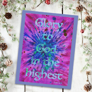 Cartes Pour Fêtes Annuelles 'Glory to God in the Highest' Bible christmas art