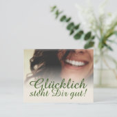 Cartes Pour Fêtes Annuelles Glücklich steht Dir intestin ! (Debout devant)