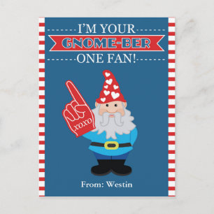 Cartes Pour Fêtes Annuelles Gnome Classe Saint-Valentin