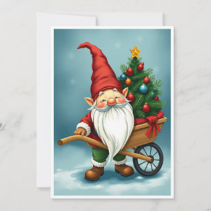 Cartes Pour Fêtes Annuelles Gnome Contemporain Coloré Mignon Non Photographiqu