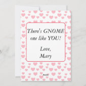 Cartes Pour Fêtes Annuelles Gnome Couple (Dos)