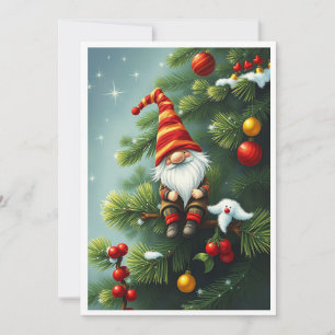 Cartes Pour Fêtes Annuelles Gnome Drôle Tendance Fantaisie Capricieux Fantasti