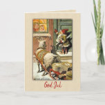 Cartes Pour Fêtes Annuelles GNOME et GOAT Suède Tomte Nisse<br><div class="desc">GNOME et GOAT Suède Tomte Nisse Père Noël Elf par Jenny Nyström. On pense que la tradition du pot de Noël (Julebukk) est née en Norvège ou en Suède. Partagez vos voeux de Noël avec vos proches avec ces cartes de Noël vintage rétro magnifiquement nostalgiques d'antan. Numériquement soigneusement maté sur...</div>