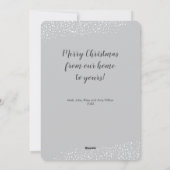 Cartes Pour Fêtes Annuelles Gnome et neige (Dos)