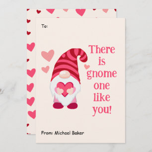 Cartes Pour Fêtes Annuelles Gnome mignonne comme vous Classe Saint Valentin