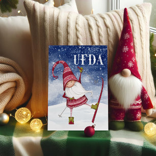 Cartes Pour Fêtes Annuelles Gnome nordique Ufda Noël