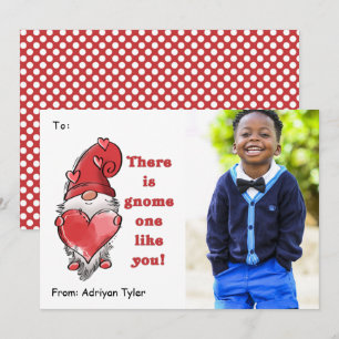 Cartes Pour Fêtes Annuelles Gnome One Like You Classroom Photo Saint Valentin
