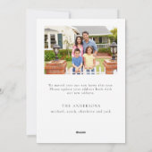 Cartes Pour Fêtes Annuelles Gnome pour les fêtes | Noël Scandi (Dos)